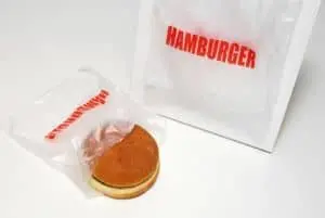 6.5W x 7L, 0.5 Mil "Hamburger" Flip Top Saddle Pack Deli Bags