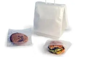 6.5W x 7L, 0.55 Mil Unprinted Flip Top Saddle Pack Deli Bags