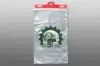 11W x 17L + 2'' Lip, 0.55 Mil Header Produce Bags, "Eat 5 A Day"