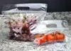 10.75W x 6L x 4BG Produce Bags, Die Cut Handle, Zip Top, Vented