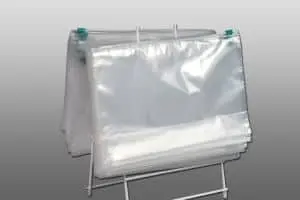 11W x 7L x 3D, 1.5 Mil Unprinted Vented Slider Reclosable Saddle Pack Deli Bags with Bottom Gusset