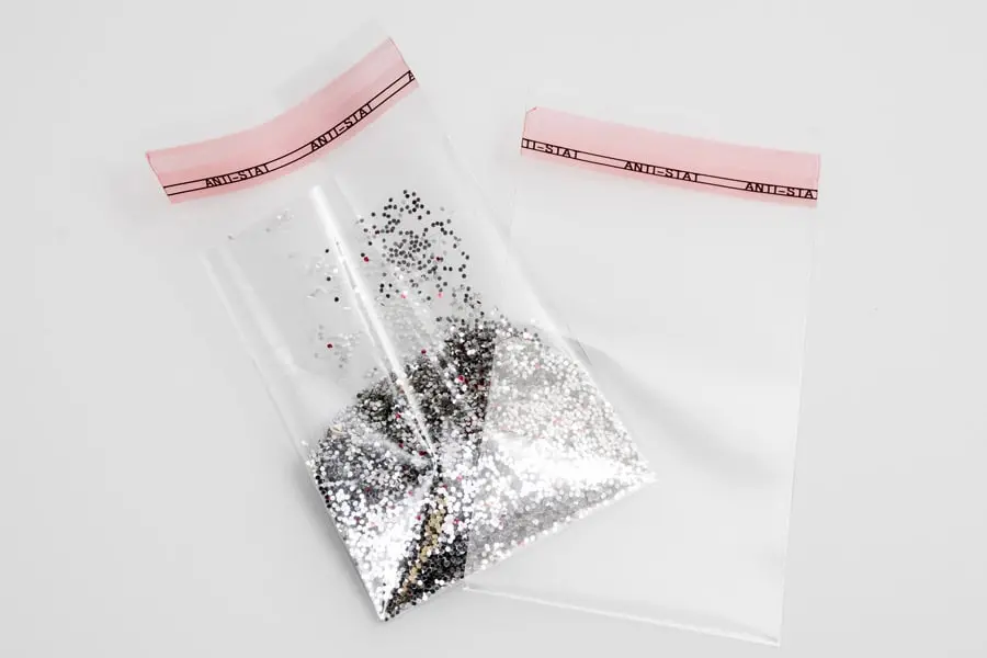 2-3/4W x 3-3/4L, 1.6 Mil Lip & Tape Bags