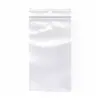 3W x 6L, 2 Mil Polypropylene Hang Hole Zip Bags