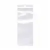 3W x 8L, 2 Mil Polypropylene Hang Hole Zip Bags