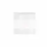 3W x 3L, 2 Mil Polypropylene White Block Zip Bags
