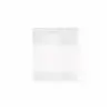 3W x 4L, 2 Mil Polypropylene White Block Zip Bags