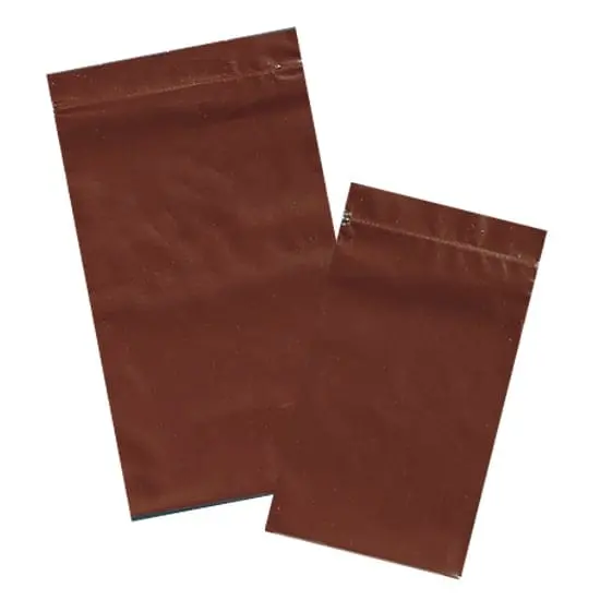 2W x 3L, 2 Mil Amber Zip Bags