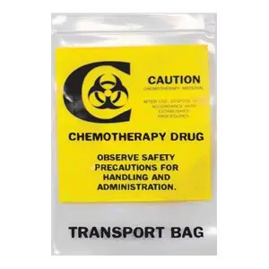 6W x 9L, 4 Mil Chemotherapy Transport Bags