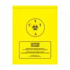 12W x 15L, 4 Mil Yellow Film Chemotherapy Transport Bags