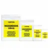 9W x 12L, 4 Mil Hazardous Drug Bags