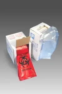 24W x 24L, 1.5 Mil Red Infectious Waste Liners