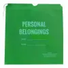 18W x 20L, Green Drawstring Patient Belonging Bags