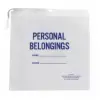 20W x 20L, White Drawstring Patient Belonging Bags