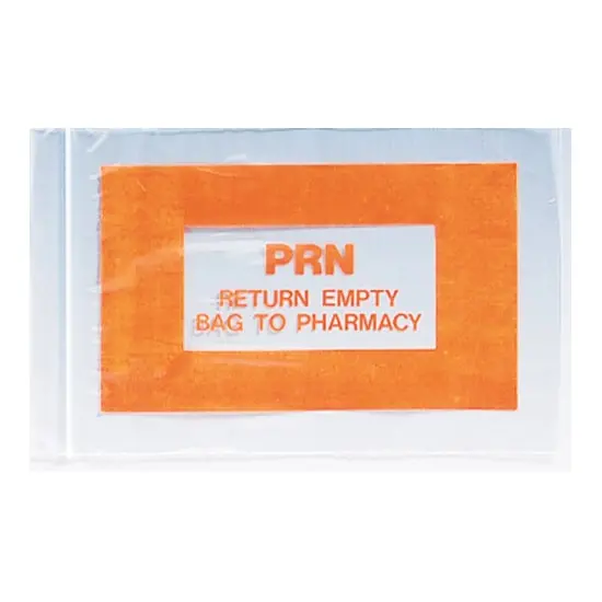 3W x 5L, 2 Mil PRN Zip Bags