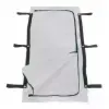 54W x 90L, White Adult Post-Mortem Body Bags, Curved Zipper/Handles