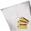 54W x 90L, White Adult XL Post-Mortem Body Bags, Curved Zipper