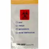 6W x 9L, 2 Mil Orange Zipper Clear Specimen Bags