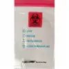 6W x 9L, 2 Mil Red Zipper Clear Specimen Bags