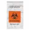 6W x 6L, 1.75 Mil Orange Imprint Clear Specimen Bags