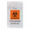 6W x 9L, 1.75 Mil Orange Imprint Clear Specimen Bags with Perforation