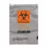 7W x 9L, 1.75 Mil Orange Imprint Clear Specimen Bags