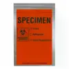6W x 9L, 2 Mil Red Imprint Clear Specimen Bags with Tear Line