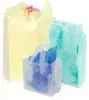 13W x 4L x 10H, Clear Frosted Soft Loop Handle
