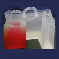 8W x 4D x 10L, Clear Frosted Soft Loop Handle