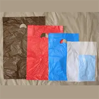 6.25W x 9.25L, White Die Cut Handle Bags