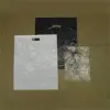 12W x 15L, White Low Density Die Cut Handle Bags