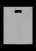 12W x 15L, Die Cut Handle Bags, Frosty Clear