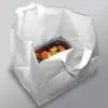14W x 11.5D x 12L, 3 Mil Merchandise Bags with Loop Handle
