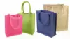 15-1/2W x 13-3/4L x 6H, Jute Shopping Tote, Natural
