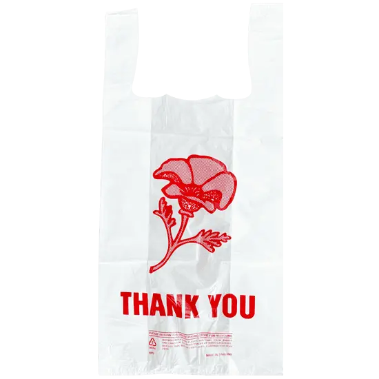 5W x 11L x 3D, Rose T-Shirt Bags