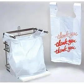 8W x 4D x 10L, 1.5 Mil Plastic Shopping Bags