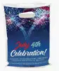 9W x 13L, Quick Print 100+ Full Color Die Cut White Bags