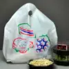 12W x 5D x 13L, 1.2 Mil Take-Out Bags with Die Cut Handle
