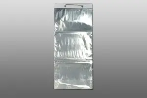 9.75W x 15L x 4.5D + 1.5" Lip, 1 Mil Wicketed Bottom Gusset Bags