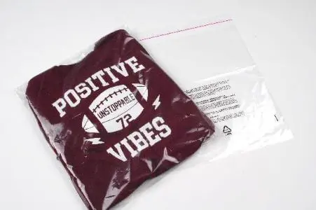 6W x 6L, Suffocation Warning Bags with Lip & Tape