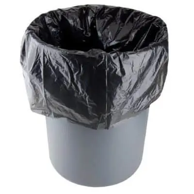 23W x 10G x 40L, 3 Mil Black Trash Can Liners