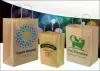 14W x 10L x 15.75H, Quick Print Full Color Imprinted Kraft Bags, Super Royal