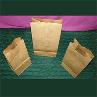 1/6 Barrel, 65 lb Heavyweight Kraft SOS Grocery Bags