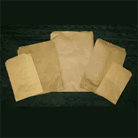 10W x 13L, Flat Kraft Merchandise Bags, Natural Kraft