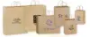 5W x 3-1/2L x 8H, Short Run Imprinted Natural Shoppers, Natural Kraft