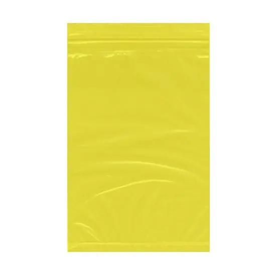 Yellow Zip Bags