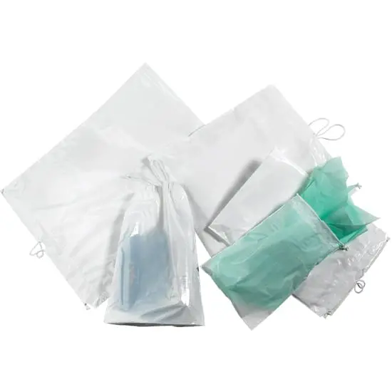 White Drawstring Bags