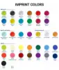 6-3/4W x 10-1/2L, Custom Printed 5.4 Mil Oval Bottom Foil Bags, Gold/Clear