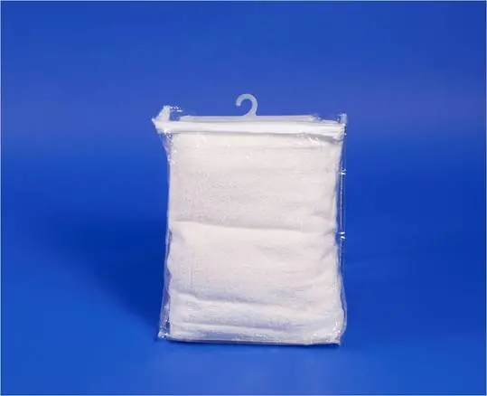 9.5W x 11.5L x 1.25D, White Hanger Vinyl Bag