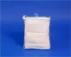 9.5W x 11.5L x 3D, White Hanger Vinyl Bag