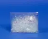 8L x 6H x 1.5W, Zipper Vinyl Bags, 8 Gauge, White Zipper